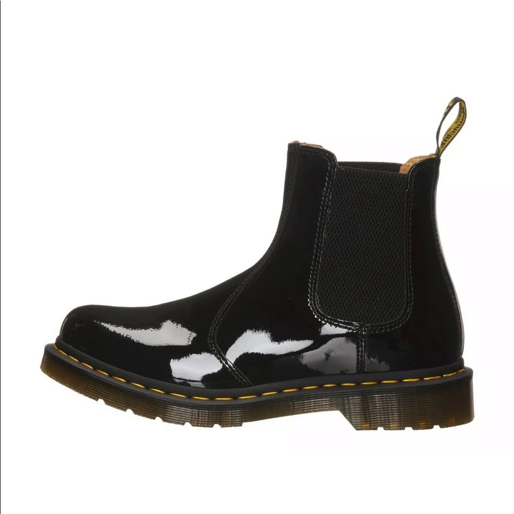 Dr Marten Patent Leather Chelsea Boot 2976 - Picture 3 of 14